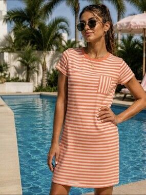 Sonoma | Sunny Poolside Terry Dress | PM | Effortless Summer Chic | NWT